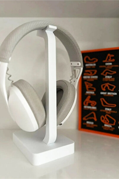 OXEROM Gamer Kulaklık Standı - Dekoratif Kulaklık Tutucu 24cm Beyaz