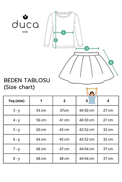 DUCA KIDS Parıltılı Uzun Kollu Kuromi Temalı Body Siyah ve Tül Etek 2'li Takım