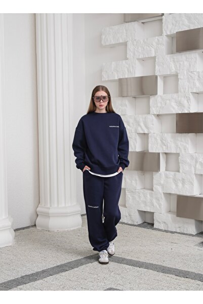 OUZ T-Shirt Paneled Winter Tracksuit Set