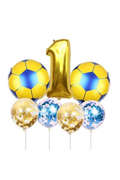 Baloane Vesele Set Baloane Aniversare Tematica Fotbal 1 AN SET279-1