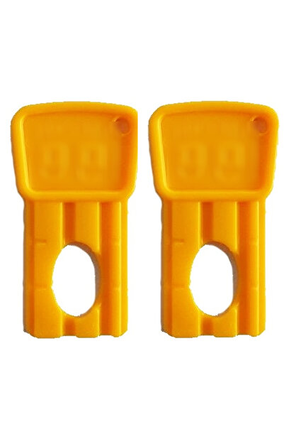 OXEROM Pilsan Akülü Araba Kontak 2 Adet Anahtar Kontak Sarı Renk Akülü Kontak...