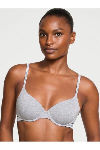 Victoria's Secret Lightly Padded Cotton Demi Bra