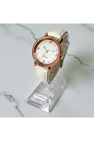 Bumu Design Leather Band Women's Wristwatch 7028