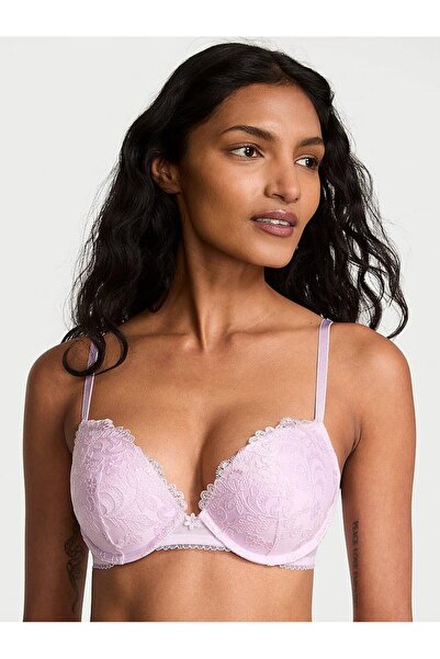 Victoria's Secret Vintage Blossom Embroidered Push-Up Bra