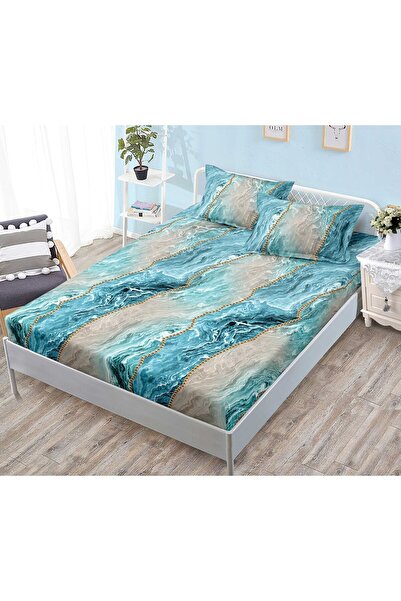 VYRA Elasticated fitted bed cover, 3-piece HP130