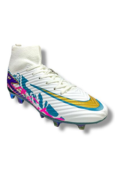 güneşayakkabı 615 Phantom Özel Taban Renkli Çoraplı Krampon Beyaz