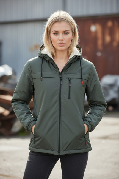 FLUEND MODA Women's Waterproof and Windproof Coat Jacket