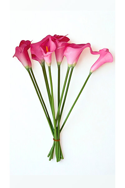 NilCan Flora Yapay Çiçek Islak Dokulu Gala Çiçeği 8'li Buket