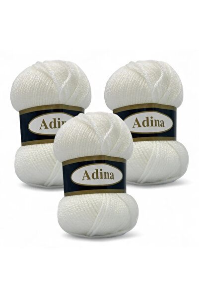 ADİNA Set 3 Fire de tricotat 3x75g