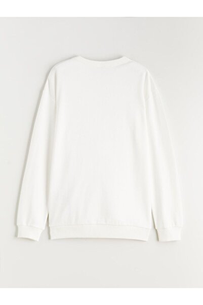 LC Waikiki Lcw Kids Crew Neck Slogan Printed Boys' Sweatshirt