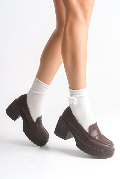 LEVONYA Жіночі кавові платформені лофери