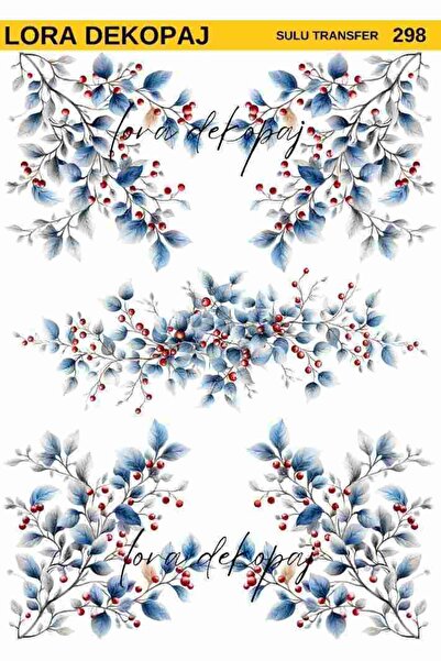 Lora Dekopaj Sulu Transfer Kağıdı - 298 25x35 cm