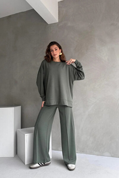 Moda Küpü Modal Fabric Women's Tracksuit Set, (Wide Fit) Oversize Relaxed Fit – Soft Fabric, Modern Design