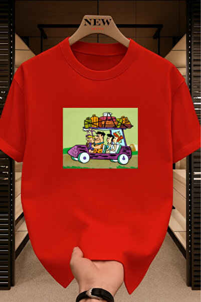 New Shine Μπλουζάκι Çakmaktaş Ailesi με τύπωμα Unisex oversized