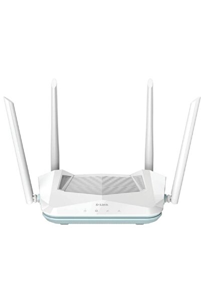 D-Link جهاز التوجيه الذكي Eagle Pro AI AX1500 (R15) - WiFi 6، ثنائي النطاق 1201/300 ميجابت في الثانية، WPA3