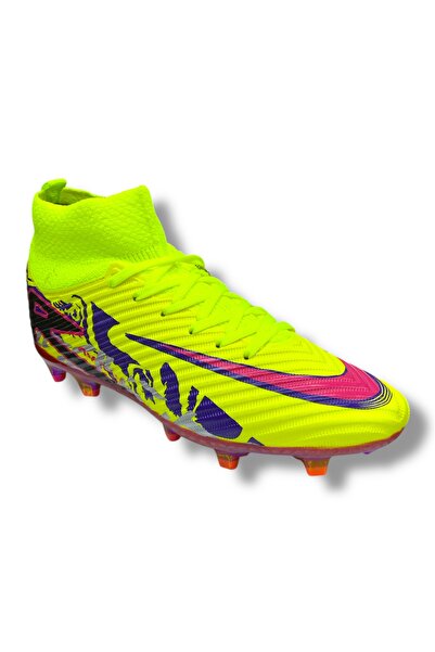 güneşayakkabı 615 Phantom Özel Taban Renkli Çoraplı Krampon Sarı