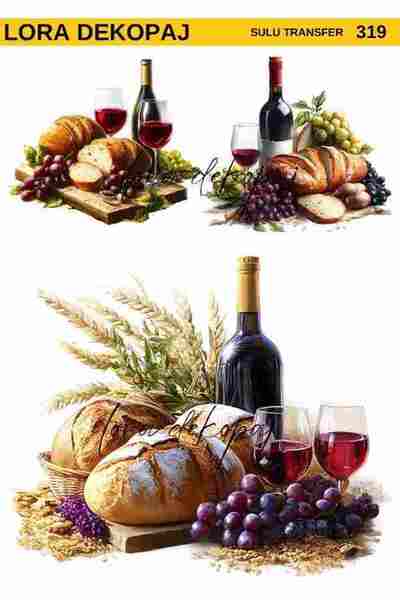 Lora Dekopaj Sulu Transfer Kağıdı - 319 25x35 cm