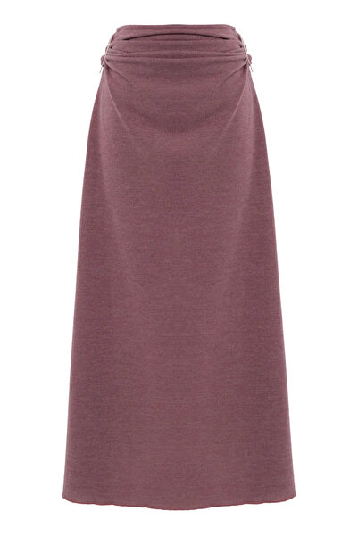 Keikei Gül Kurusu Triko Orta Boy Etek