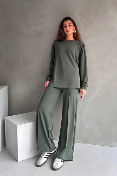 Moda Küpü Modal Fabric Women's Tracksuit Set, (Wide Fit) Oversize Relaxed Fit – Soft Fabric, Modern Design