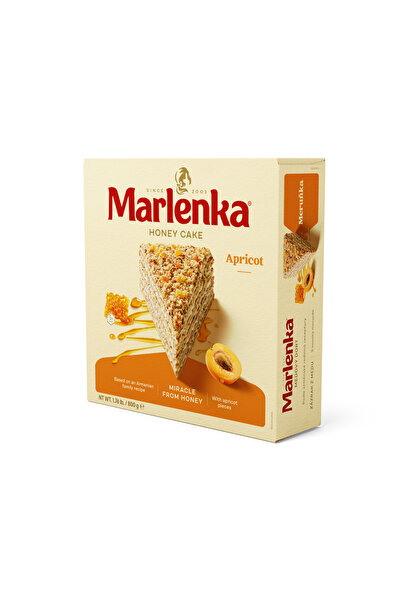 Marlenka prăjitură cu miere și caise 800g