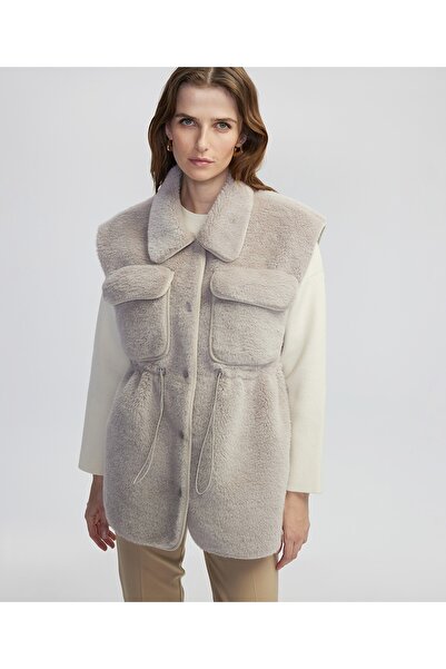 İpekyol Kadın Mont IW6240012215 A.Gri