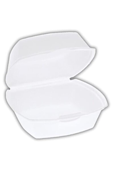 Generic Foam Lunch Box Section (LB2/3) – Pack of 10 – 3-Compartment Foam Takeaway Containers – Disposable H