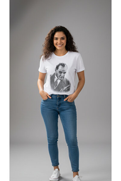 PROLET Унісекс-футболка з принтом Ататюрка