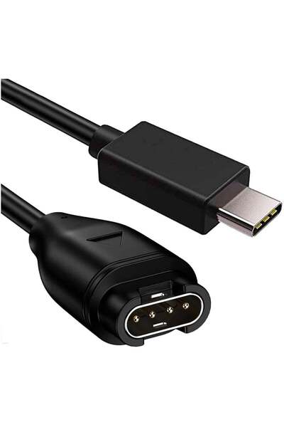 First pro كابل شاحن USB-C إلى ساعة Garmin (متوافق مع سلسلة Fenix 6/5 وForerun...