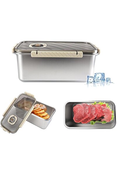 Generic Longzhuo Food Containers for Freezer, Reusable Cheese Container for Refrigerator, Stainless Steel F