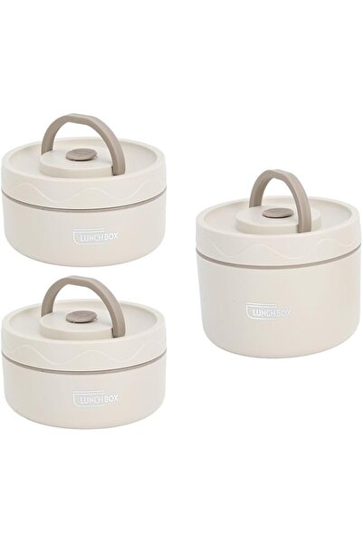 Generic Goshyda Insulated Lunch Box, Portable Leakproof Thermal Box, 304 Stainless Steel Round Stackable Lu