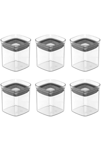 Generic OU HERMETIC CANISTER BLOCK SET 6 PIECES (0,150L) NATURAL