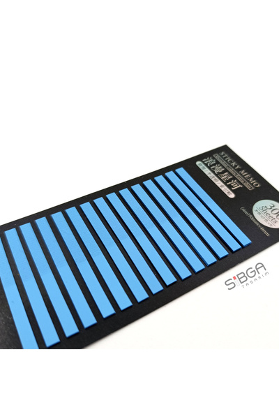 sibga tasarım Blue Thin Strip Postit 300 Sheets Transparent Color Post-It Post It. Bookmark Bookmark Sticker