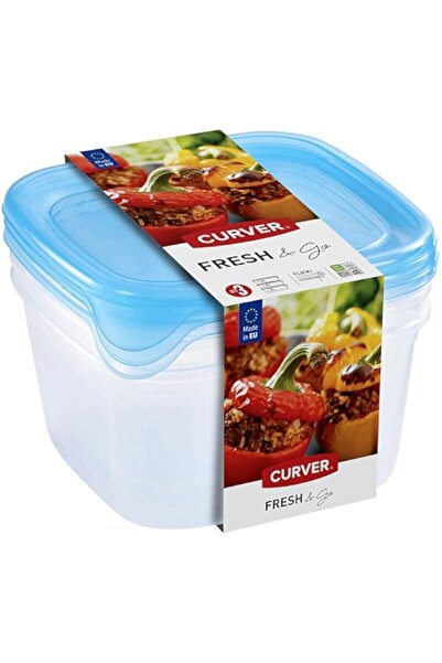 Generic Curver,Food Storage,Fresh&Go,Set of 3 Pieces,with cover,1.2L