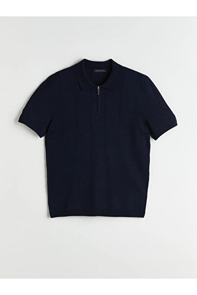 LC Waikiki Pulover tricotat pentru bărbați cu mânecă scurtă cu gât polo