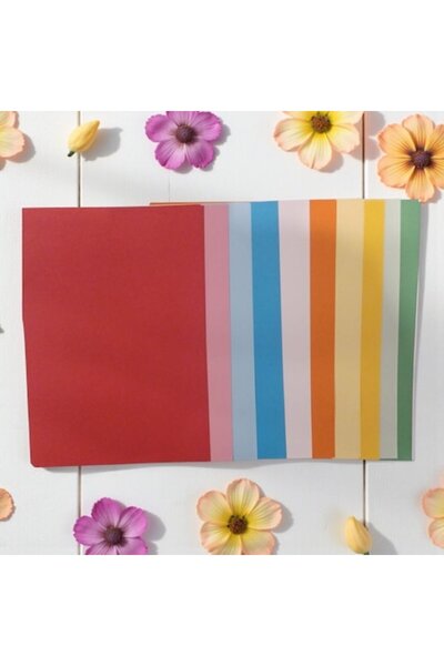 Vision XXI Hârtie colorată A4, 25 de coli, 10 culori,