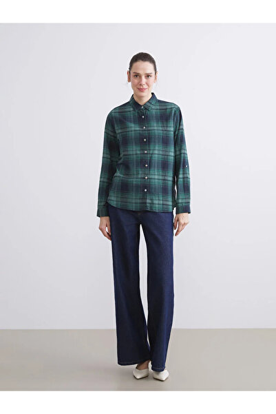 LC Waikiki Ekose Kadın Oduncu Gömlek