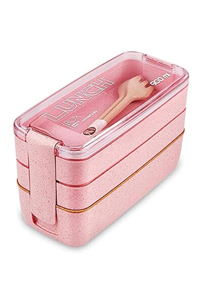 Generic Joyzzz Bento Lunch Box for Kids, Insulated Pink Lunch Box with Dividers, Bento Style Lunch Containe