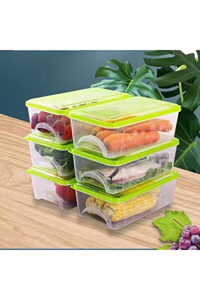 Generic Premify 6pcs Food Storage Containers with Lids, 3L Plastic Airtight Stackable Leakproof Freezer Fri