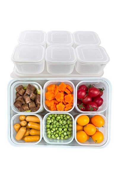 Generic Food Storage Containers with Lids, Airtight, 6PCS Removable Individual, BPA Free Plastic for Pantry