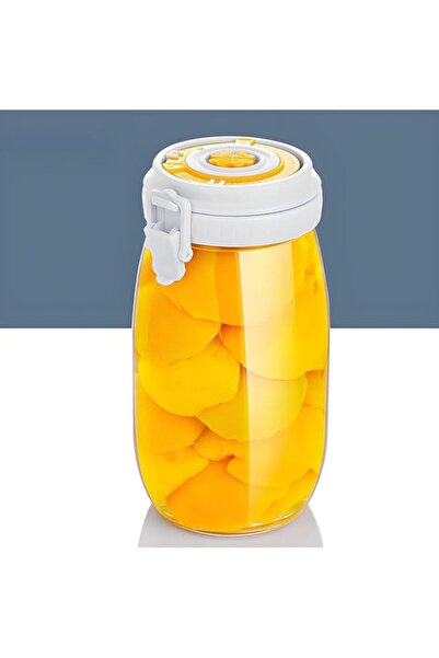 Generic Versatile 50-Ounce Glass Fermentation Jar with Airtight Lid – Ideal for Pickling, Canning, and Stor