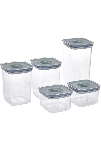 Generic - Leakproof Set Of 5 Food Storage Containers For Kitchen Organization...