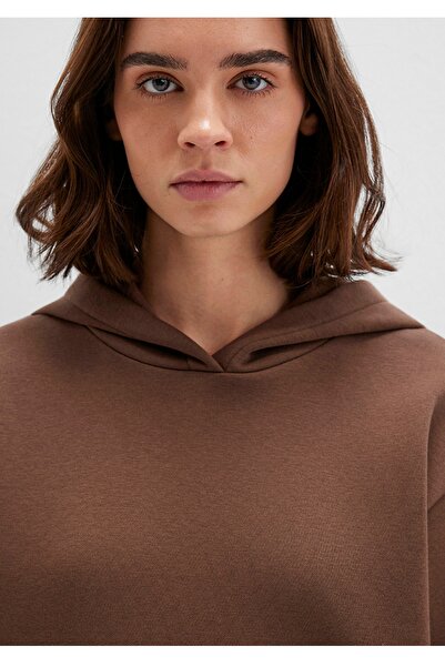 Mavi Regular Fit Hooded Basic Sweatshirt