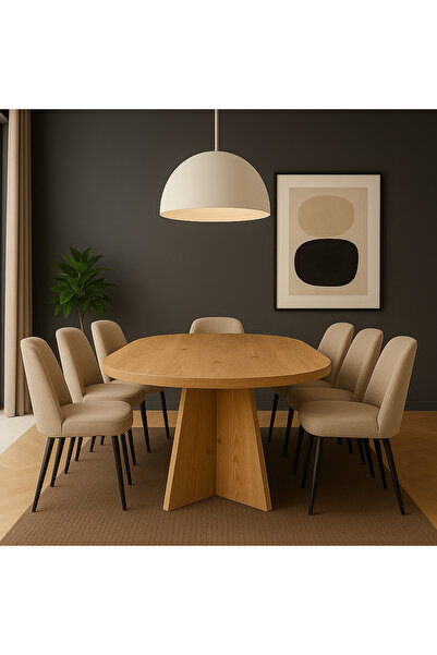 OlcayAksesuar Kanatlı 180x90x75 (KALIN KENAR 36mm) Yemek Masası Mutfak Masası...
