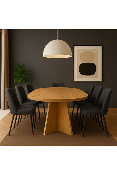 OlcayAksesuar Kanatlı 180x90x75 (KALIN KENAR 36mm) Yemek Masası Mutfak Masası...