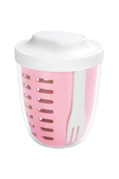 Generic Fruit Salad Storage Cup with Lids and Fork, Reusable Plastic Fruit St...