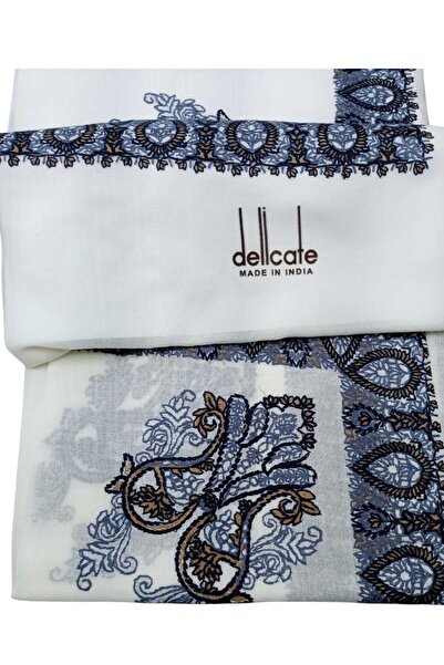 Generic شال ديلكات كشميري حياكة يدوية من الصوف الطبيعي