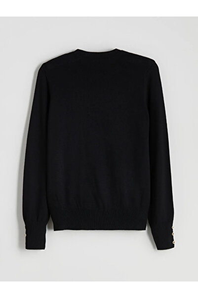 LC Waikiki طاقم الرقبة سترة تريكو المرأة