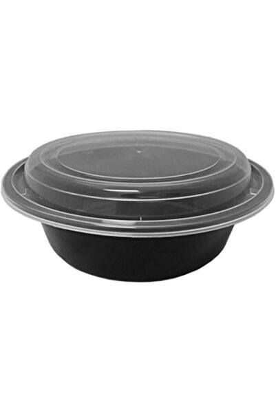 Generic SNH Packing 12 Pieces Disposable Round Microwave Container Of 32 Oz with Lid