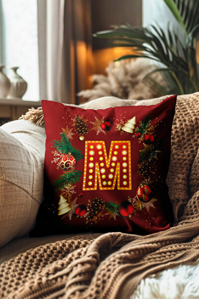 Pillow Dream Husă pentru pernă digitală cu imprimeu cu tematică de Anul Nou, ...