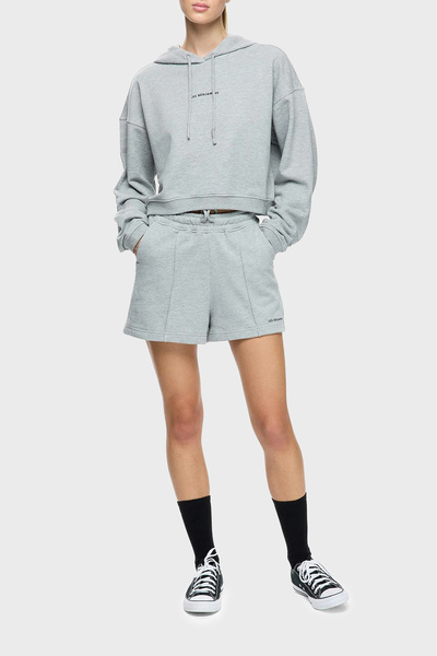 LES BENJAMINS Tricou cu glugă din bumbac Regular Fit, cu logo și guler SWEAT LBNOOSCORFUHD